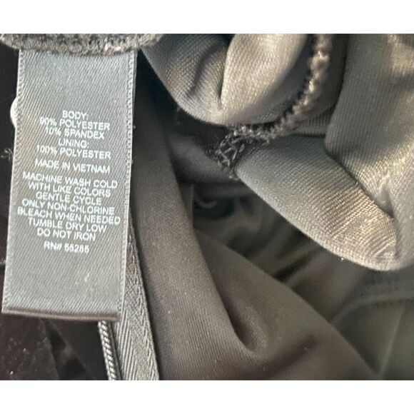 Vintage 90s Y2K Express Club Black Romper Shorts Coquette Fairy Grunge Whimsy S - Picture 5 of 5